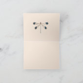 BLAUW-TIPPED LIBEL ALLE-GELEGENHEID/BLANCO KAART (Binnen)