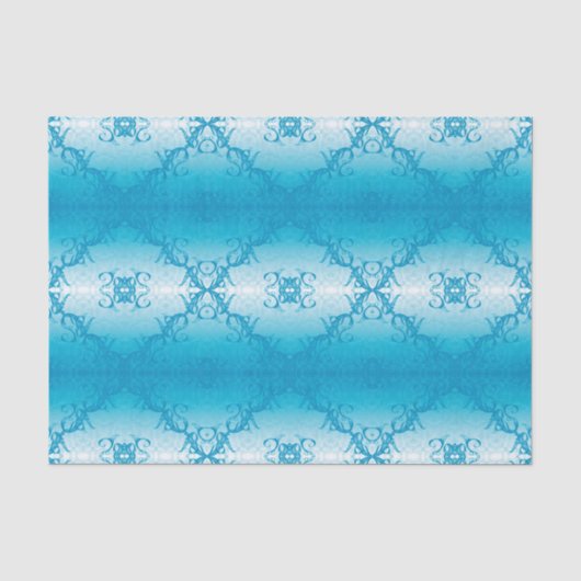 blauw tissuepapier (Voorkant)