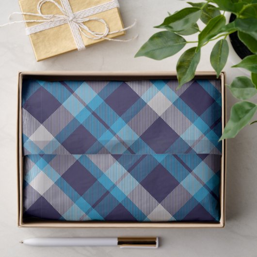 Blauw Tissuepapier (Geschenk)