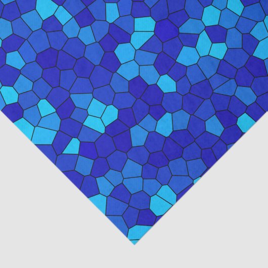 BLAUW TISSUEPAPIER (Detail)