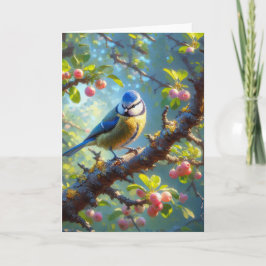 Blauw Tit 1 Kaart