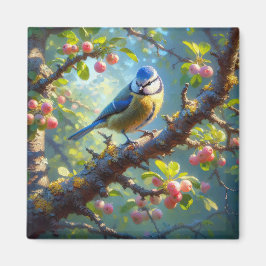 Blauw Tit 1 Magneet