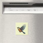 Blauw tit magneet (Insitu (Vaatwasser))