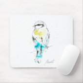 Blauw tit muismat (Met muis)