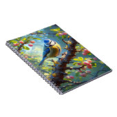 Blauw tit notitieboek (Rechterzijde)