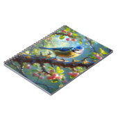 Blauw tit notitieboek (Linkerzijde)