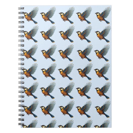 Blauw tit notitieboek (Voorkant)