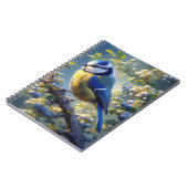 Blauw tit notitieboek (Linkerzijde)