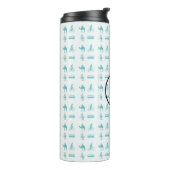 Blauw toerisme thermosbeker (Gedraaid links)