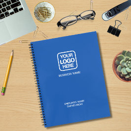 Blauw Toevoegen Zakelijk Logo Modern Professioneel Notitieboek