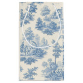 Blauw toile cadeautas (Achterkant)
