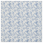 Blauw Toile Curving Branches Stof (Swatch)