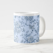 Blauw toile grote koffiekop (Voorkant rechts)