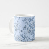 Blauw toile koffiemok (Voorkant links)