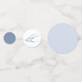 Blauw Toile Trouwtafel Confetti Chinoiserie (Achterkanten)