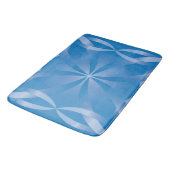 blauw topazpatroon badmat (Gekanteld)