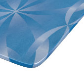 blauw topazpatroon snijplank (Hoek)