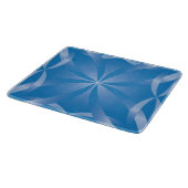 blauw topazpatroon snijplank (Hoek)