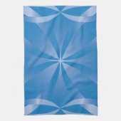 blauw topazpatroon theedoek (Verticaal)