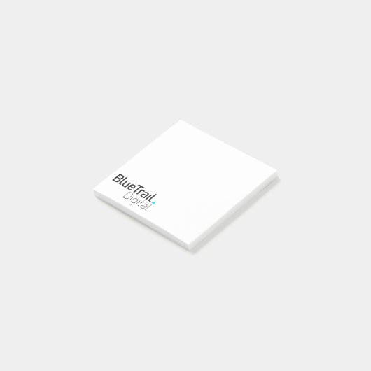 Blauw Trail Digital plaknotities Post-it® Notes (Schuin)