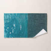 Blauw Tranquility Pool Bliss 1 Bad Handdoek (Handdoek)