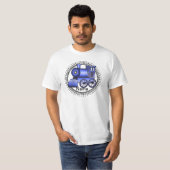 Blauw Trein t-shirt (Voorkant volledig)
