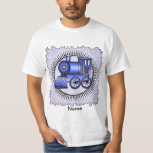 Blauw Trein t-shirt