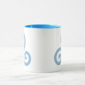 Blauw Triskelion Mok (Midden)