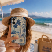 Blauw Tropic Surfboard Case-Mate iPhone Case