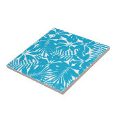 Blauw tropisch tegeltje (Zijkant)