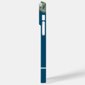 Blauw Tropisch Vogelvee Bouquet Case-Mate iPhone Case (Achterkant / Links)