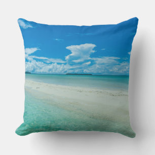 Blauw tropisch zeegezicht, Palau Kussen