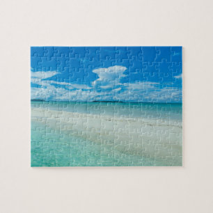 Blauw tropisch zeegezicht, Palau Legpuzzel