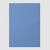 Blauw Trouw Vellum Uitnodigingen (Voorkant)