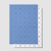 Blauw Trouw Vellum Uitnodigingen (Offset (Uitnodiging))
