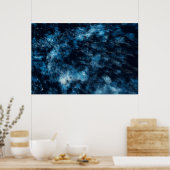 Blauw tuimelwater poster (Keuken)