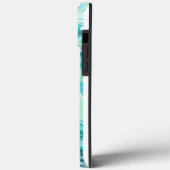 Blauw, turkooise Zee Waves en bubbels Case-Mate iPhone Case (Achterkant / Links)
