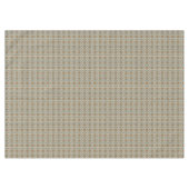 Blauw Turquoise Blauwgroen Sinaasappel Tan Brown T Tafelkleed (Voorkant (Horizontaal))