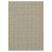 Blauw Turquoise Blauwgroen Sinaasappel Tan Brown T Tafelkleed (Voorkant)