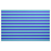 Blauw, Turquoise & Lavender Pattern Stof (Fat Quarter)