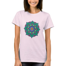 Blauw-Turquoise Mandala Classic