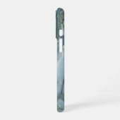 Blauw Turquoise Marmer Design iPhone 16 Hoesje (Linkerkant)