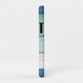 Blauw Turquoise Wit Hout Anker Case-Mate iPhone Case (Achterkant/rechts)
