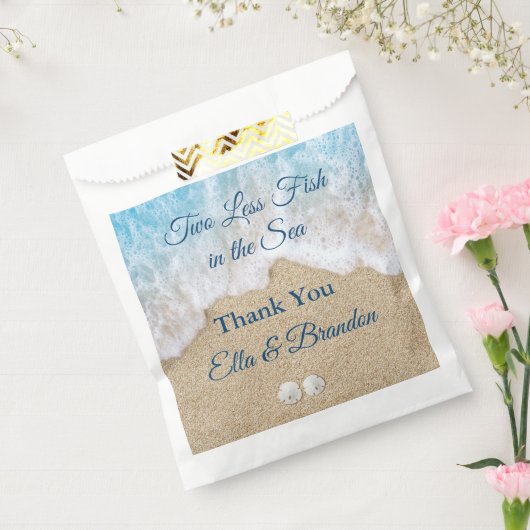 Blauw Twee Minder Vissen in het Zee Dank U Bedankzakje (Gezegeld)