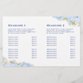 Blauw tweeledige brochure (Achterkant)