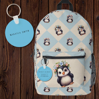 Blauw Tweetalig Pinda Allergie Alert Spaans Sleutelhanger