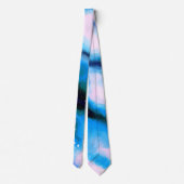 Blauw uitgelijnde Abstracte achtergrond voor buite Stropdas (Achterkant)