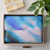 Blauw uitgelijnde Abstracte achtergrond voor buite Tissuepapier (Geschenk)