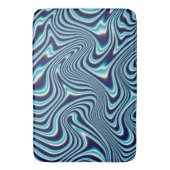 Blauw uitlijnen met vloeiende kleuren badmat (Voorkant Verticaal)