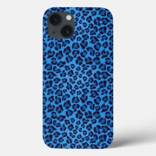 blauw uitlijnpatroon iPhone 13 hoesje